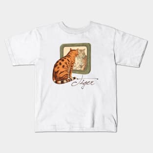 Tiger Cat Kids T-Shirt